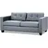 Jerome 3-Seater Sofa - Grey, Faux Leather