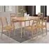 Jerome Large Dining Table with 6 Chairs - Oak