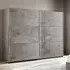 Jessica Medium Wardrobe - Grey Marble, MDF