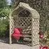 Jetra Garden Arbour - Natural Wood