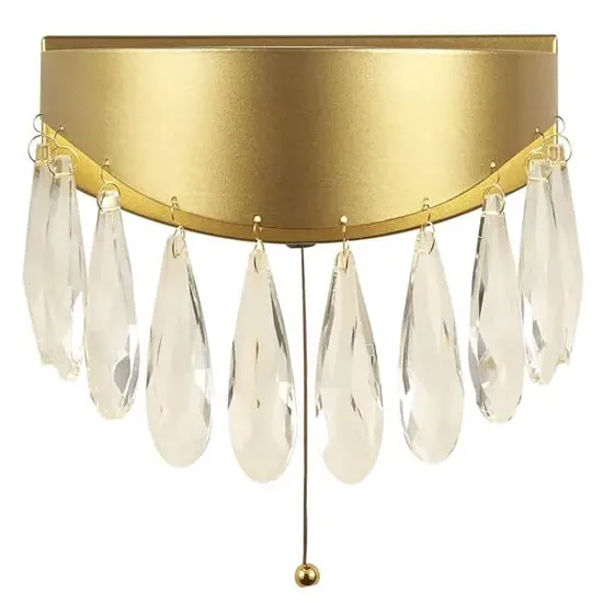 Jewel LED Crystal Wall Light - Gold image
