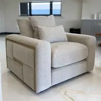 Jexaro 1-Seater Sofa Chair - Beige, Fabric alternate view
