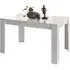 Jining Rectangular Dining Table - White, High Gloss