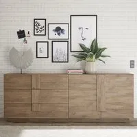 Jining Sideboard with 2 Doors 3 Drawers - Mercure