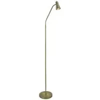 Jolly Flexi Head Floor Lamp - Antique Brass, Mild Steel