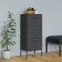 Jordan Storage Cabinet with 3 Drawers - Anthracite, Steel