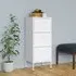 Jordan Storage Cabinet with 3 Drawers - White, Steel