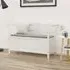 Jorden Hallway Seating Bench with Storage - White, Fir Wood