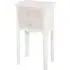 Juliet 2-Drawer Bedside Table - White, MDF