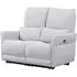 Juneau 2-Seater Recliner Sofa - Dove, Fabric