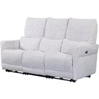 Juneau 3-Seater Recliner Sofa - Biscuit, Fabric