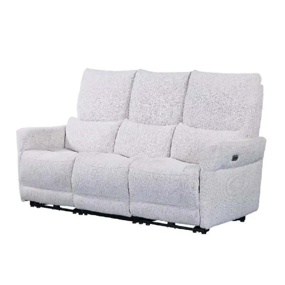 Juneau 3-Seater Recliner Sofa - Biscuit, Fabric