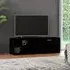 Kaavia TV Stand with Storage - Black, Chipboard