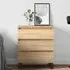 Kacia 3 Drawer Chest - Sonoma Oak, Engineered Wood