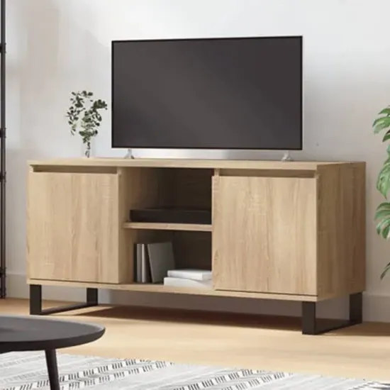Kacia TV Stand with 2 Doors - Sonoma Oak