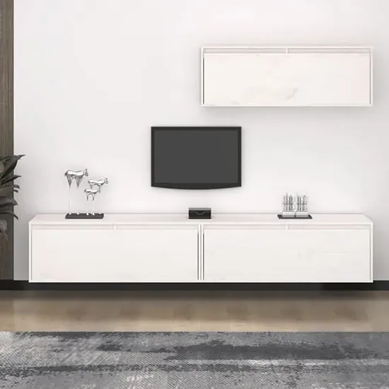 Kahoni Entertainment Unit - White, Pinewood image