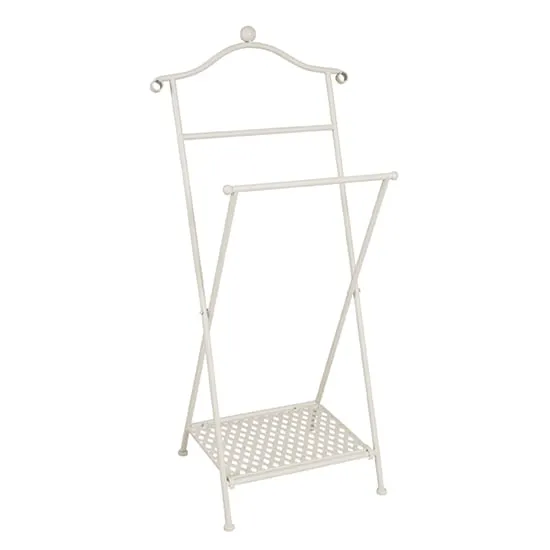 Kaibito Metal Valet Stand - Whitewashed