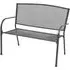Kaira Steel Mesh Garden Bench - Anthracite