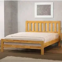 Kairos King Size Bed Frame - Natural, Oak
