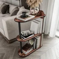 Kaiteki Side Table - Walnut, MDF alternate view
