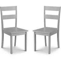 Kalare Dining Chair in Pair - Grey, Wood alternate view
