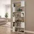 Kalle High Gloss Bookcase and Room Divider - White