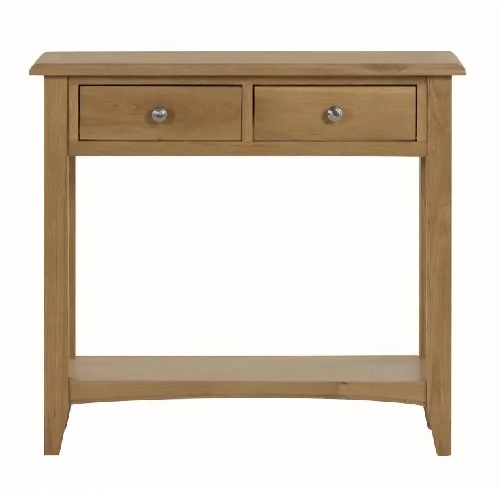 Kamiah Console Table with 2 Drawers - Oak image