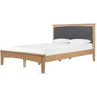 Kamiah Double Bed Frame - Oak