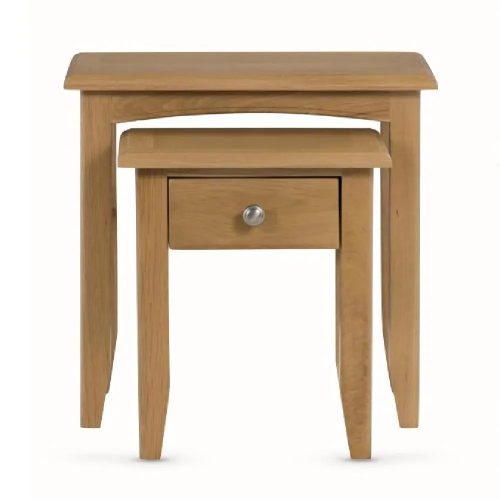 Kamiah Nest of 2 Tables - Oak image