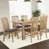 Kamiah Small Extendable Dining Table with 6 Chairs - Oak