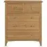 Kamiah Wide 5 Drawer Chest - Oak