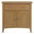 Kamiah Wooden Sideboard with 2 Doors 1 Drawer - Oak