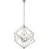 Kamloops Geometric Chandelier Ceiling Light - Silver, Stainless Steel