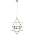 Kamloops Square Chandelier Ceiling Light - Silver, Stainless Steel