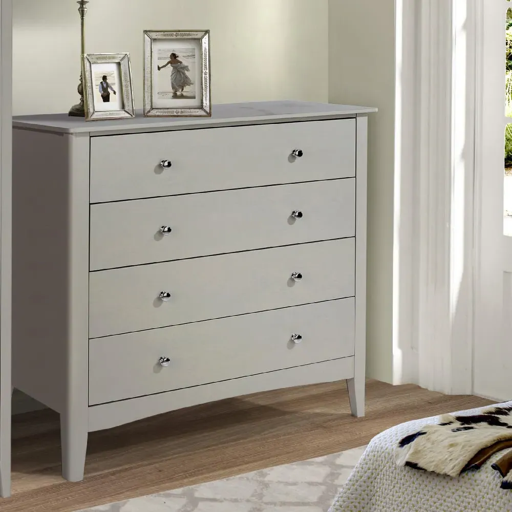 Kamuy 4 Drawer Chest - Grey, Wood image