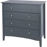Kamuy 4 Drawer Chest - Midnight Blue, Wood