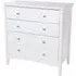 Kamuy 4 Drawer Chest - White, Wood
