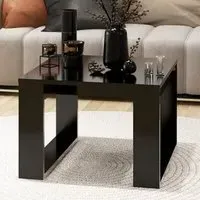 Kancy Square Side Table - Black, Chipboard