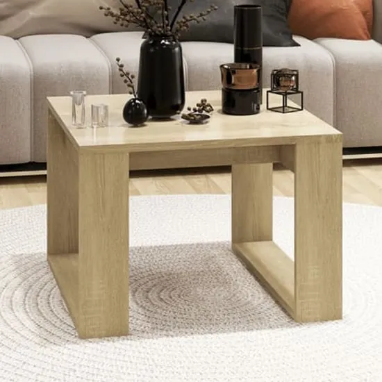 Kancy Square Side Table - Sonoma Oak, Chipboard