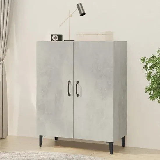 Kaniel 2 Door Sideboard - Concrete Effect, Engineered Wood