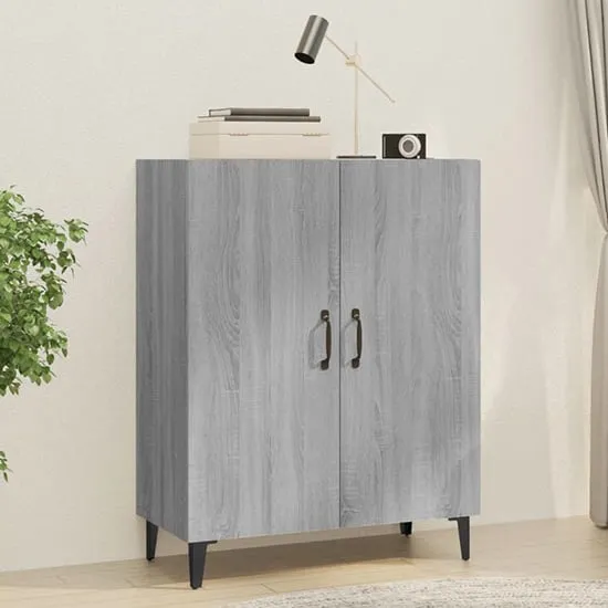 Kaniel 2 Door Sideboard - Grey, Engineered Wood