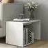 Kanoa Side Table with Storage - White, Chipboard