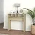 Karis Console Table with 2 Shelves - Sonoma Oak, Chipboard