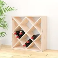Karlstad Drinks Cabinet with 12 Shelves - Natural, Pine Wood