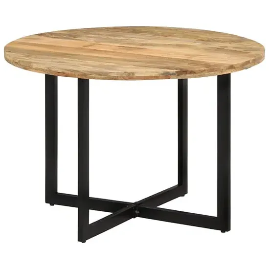 Kasani Round Dining Table - Natural, Mango Wood image
