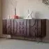 Kaskaskia Sideboard with 3 Doors - Brown, Mango Wood