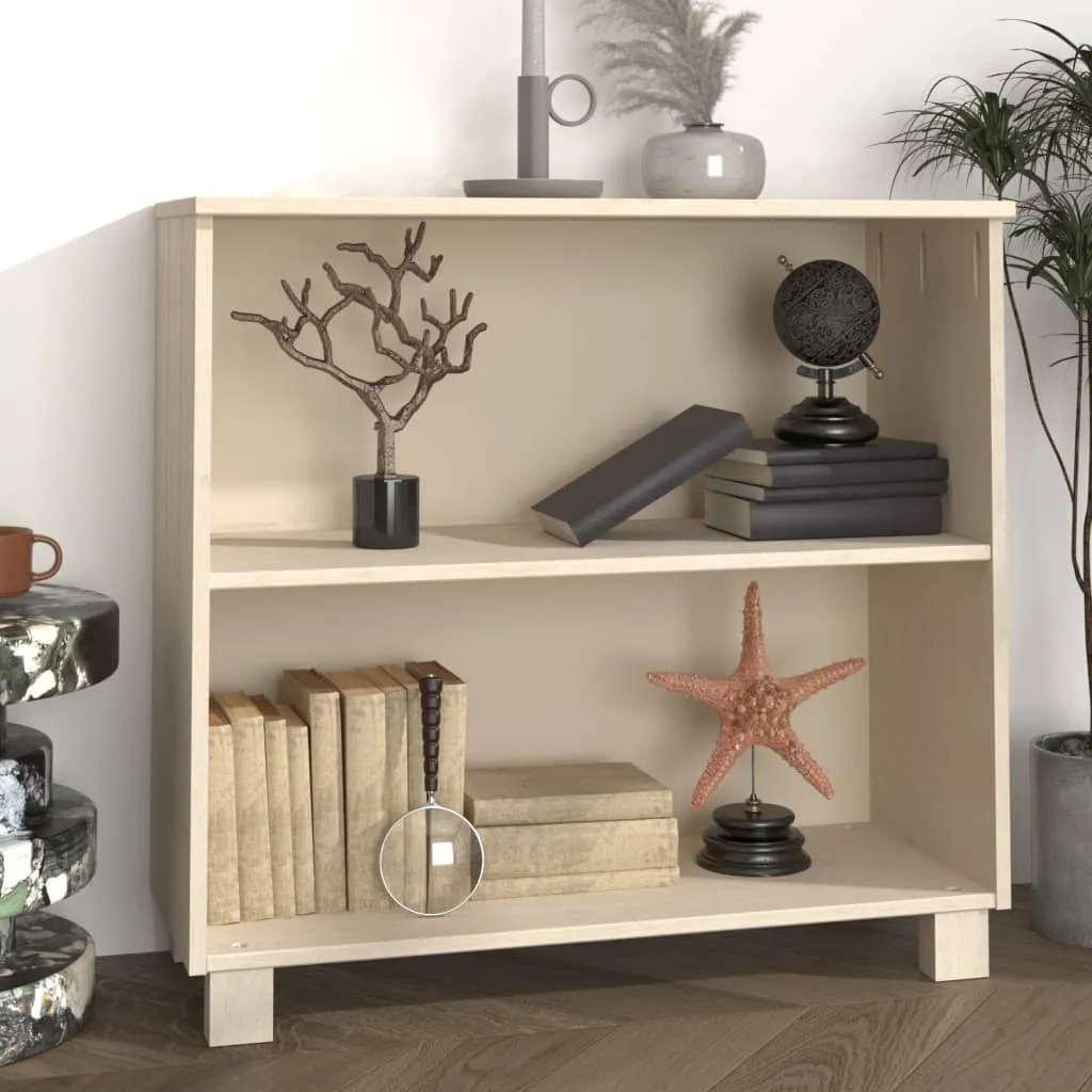 Kathy 2-Shelf Bookcase - Honey Brown, Pinewood