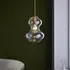Katonah Lustre Glass Pendant Light - Champagne, Satin Brass