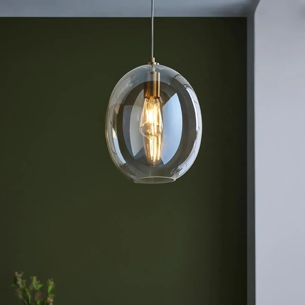 Katonah Lustre Glass Pendant Light - Champagne image