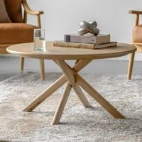 Katonah Round Coffee Table - Natural
